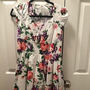 A floral dress